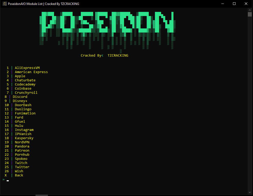Poseidon AIO - Multi Checker by TZ Cracking