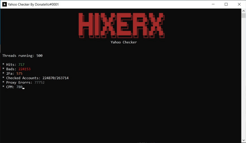 Yahoo Checker By HixerX