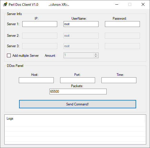 Perl DOS Client by Arron XR