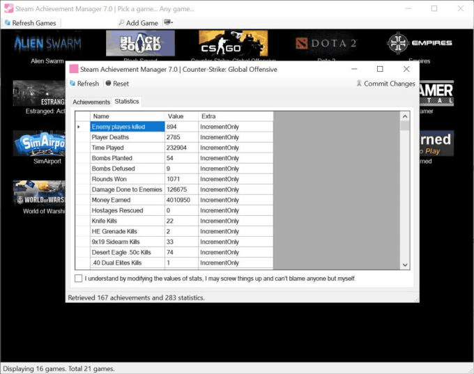 Steam Achievement Unlocker