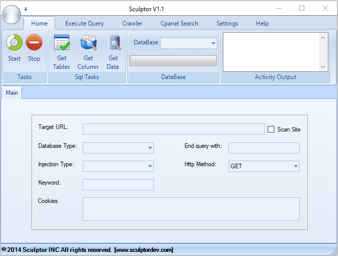 Sculptor v1.1 β SQL Injection