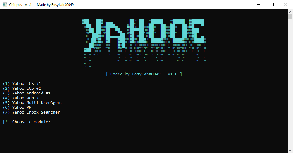 Yahoo Chiripas Checker by FosyLab