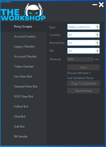 Roboto's Workshop Twich AIO Tool