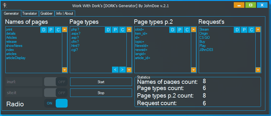 Premium Dorks Tools Pack