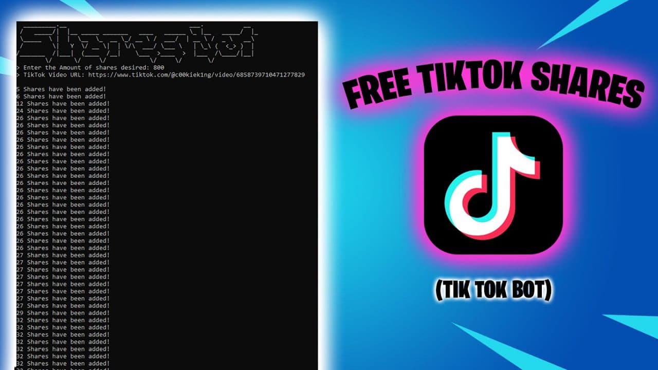 Tiktok Share Bot By Denmark