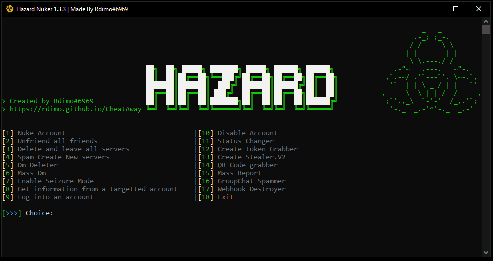 Hazard Nuker v1.3.3