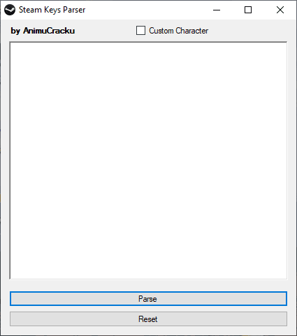 Steam Key Parser