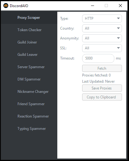 Discord AIO | Token Checker, Server Joiner, DM Spammer