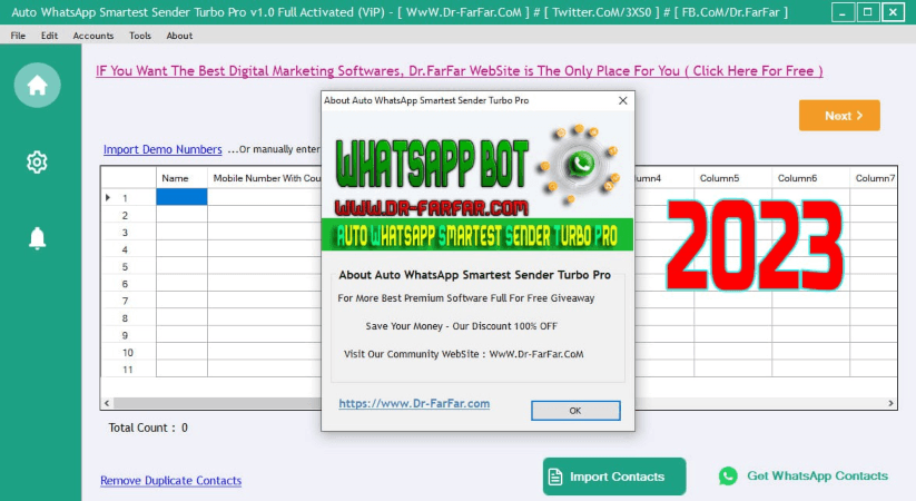Auto WhatsApp Smartest Sender Turbo