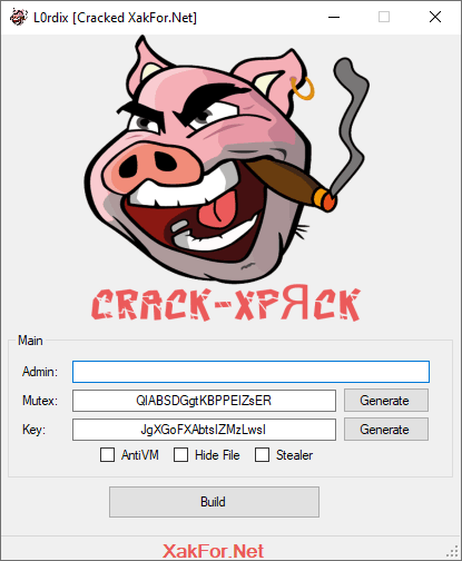 L0rdix Malware Builder - Cracked