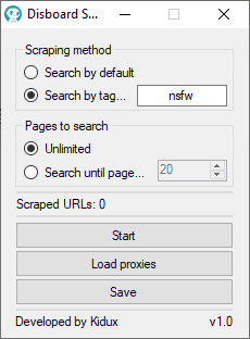 Disboard Scraper by Kidux