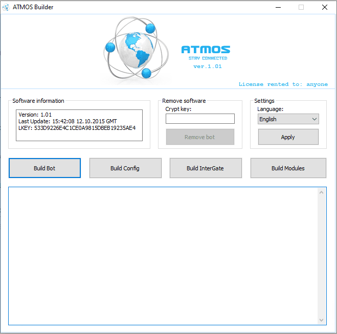 Atmos BOTNET Builder