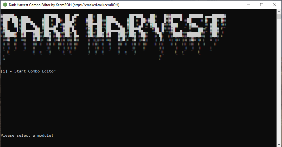 Dark Harvest Combo Editor