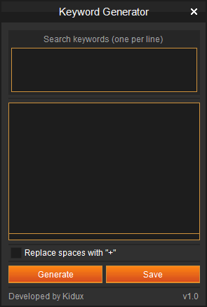 Keyword Generator v1