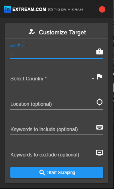 LinkedIn Extream Mail Extractor