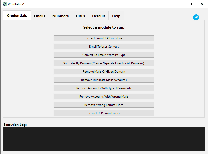 Wordlister v1 Combo Processor