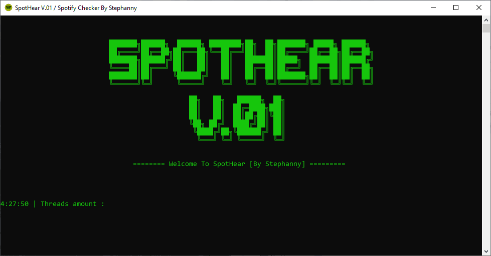SpotHear Spotify Checker by Stephanny