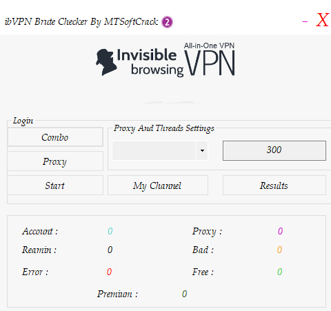 ibVPN Brute Checker v2