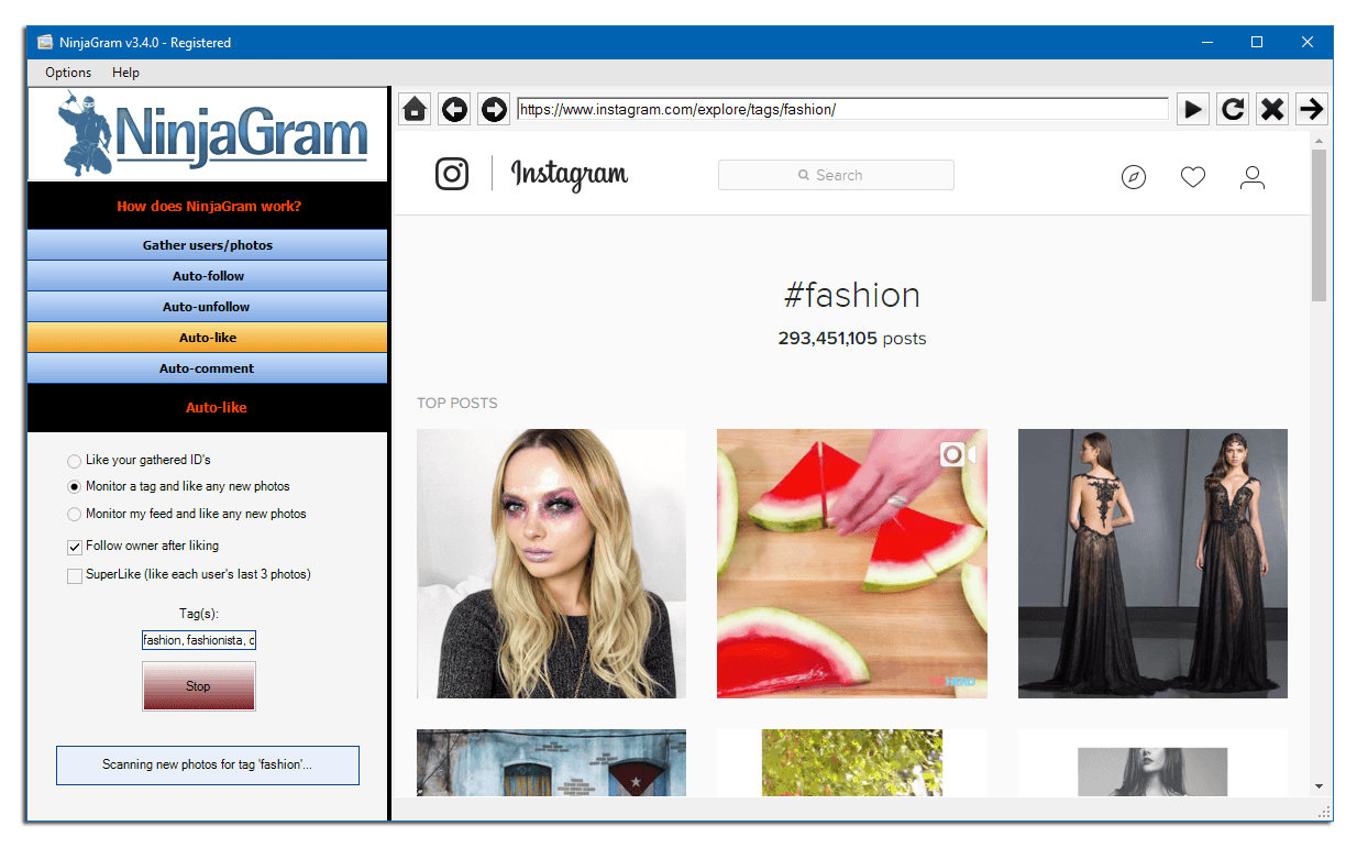 NinjaGram - Insta Automation